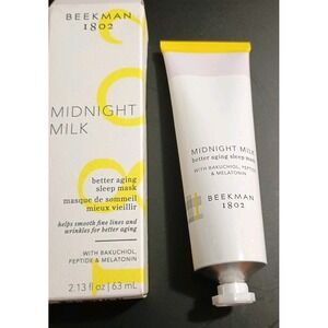 NIB Beekman 1802 MIDNIGHT MILK Better Aging Sleep CREAM 2.13 fl‎ oz